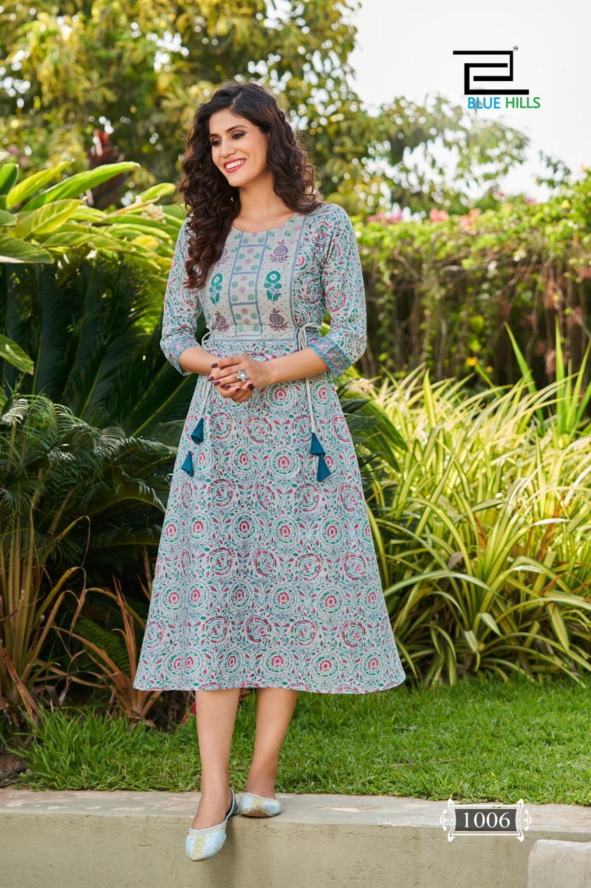 Spicy Vol 1 By Blue Hills Designer Kurti Catalog